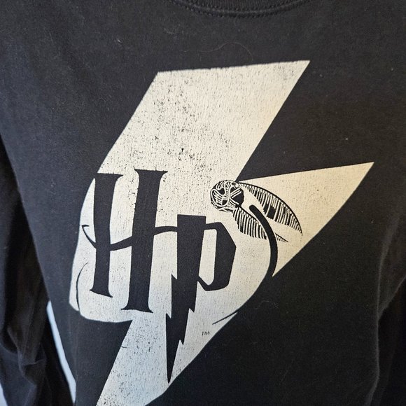 Cute Harry Potter Cropped Long Sleeve Tee Shirt Size Medium - Picture 2 of 3